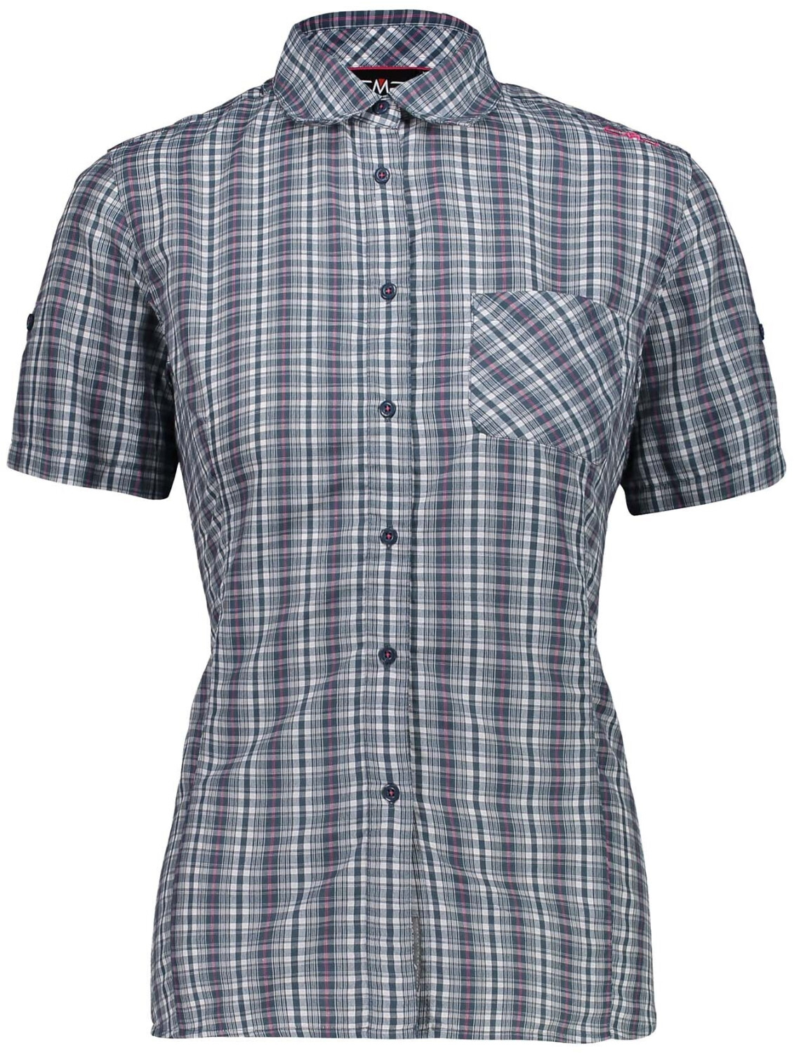 CMP Short-Sleeved Check Patterned Shirt (30T9956)