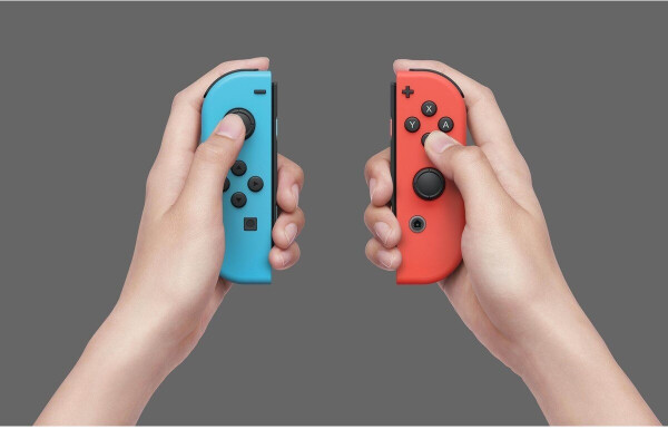 Nintendo Switch (OLED-Modell) neon-blau/neon-rot, Bild 5