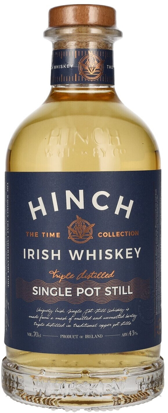Hinch Single Pot Still Irish Whiskey 0,7l 43%