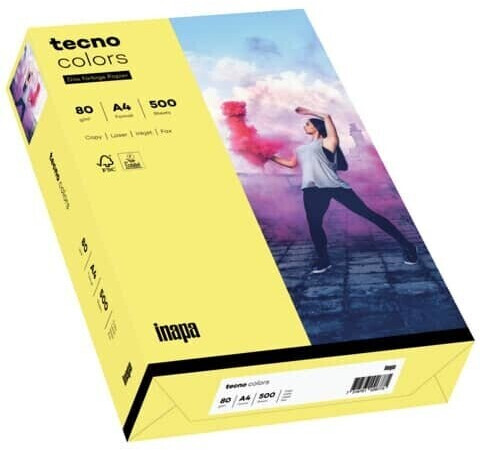 inapa tecno colors A4 80g mid yellow