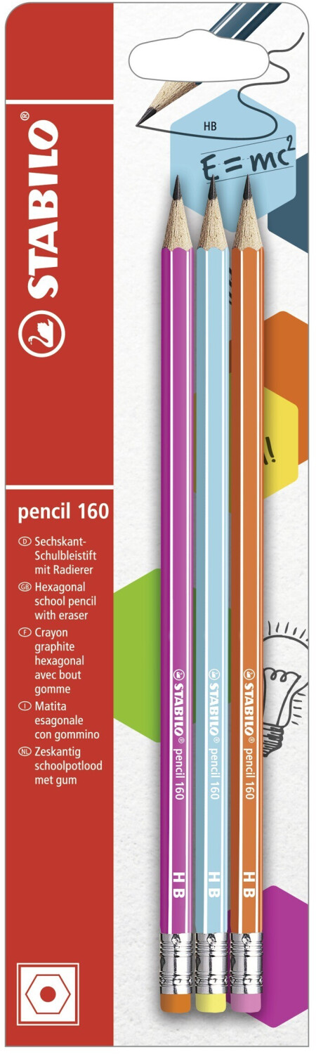 STABILO pencil 160 set of 3 (B-50500-10)