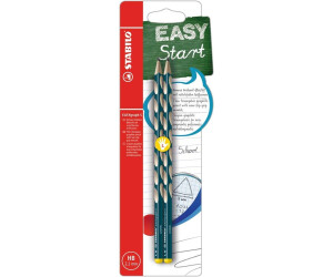 Lápices Ergonómicos STABILO EASYgraph S Para Diestros - Pack De 10 X 2 Unidades, Triangular Fino, Dureza HB