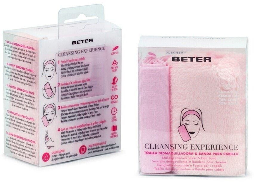 Beter Makeup Remover Kit Towel and Hair Band