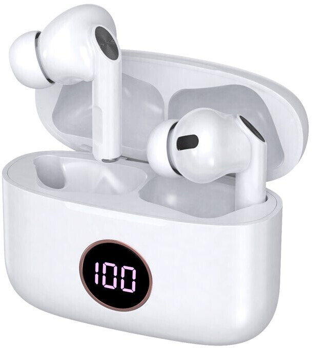 Cool Accesorios Stereo Bluetooth Dual Pod LCD Air Pro White