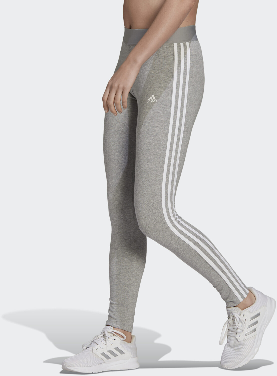 Adidas Loungewear Essentials 3 Stripes Leggings medium grey
