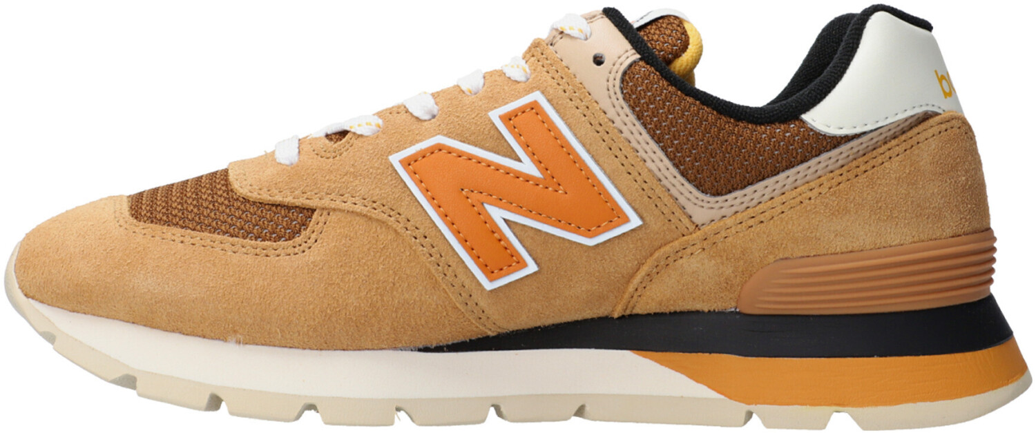 new balance all coasts 574 tan with green