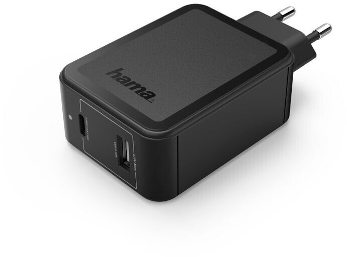 Hama USB-C/USB-A Charger PD 42W Black