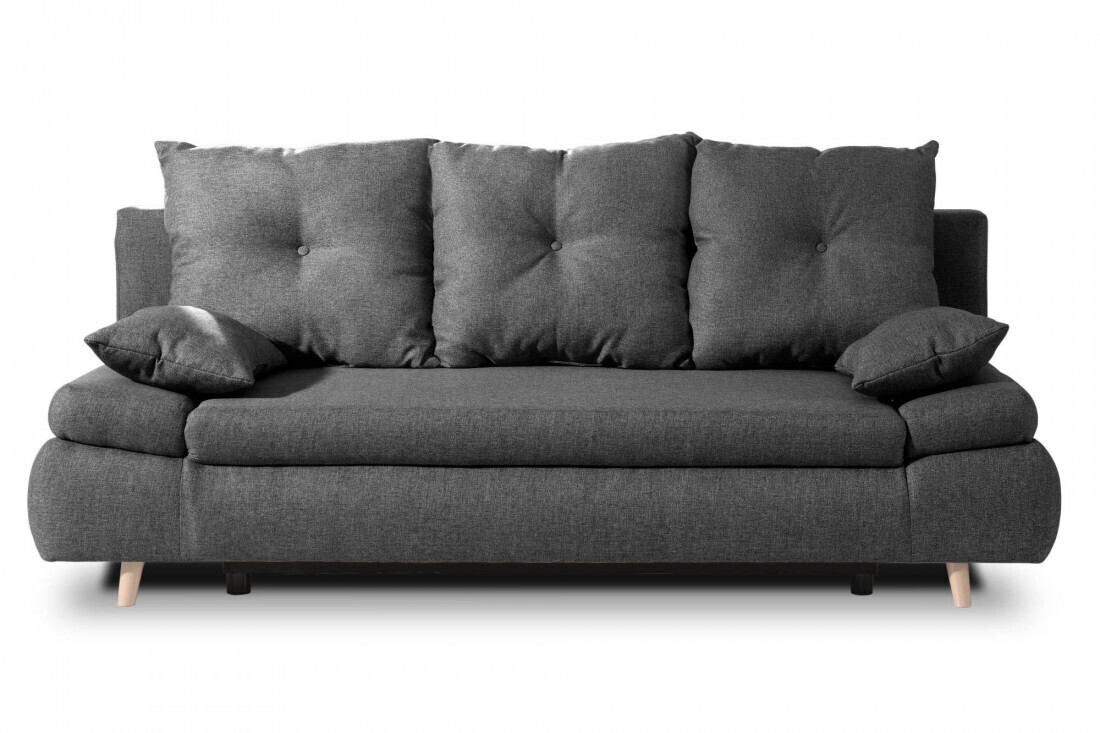 Best mobilier Canapé droit Lars gris foncé