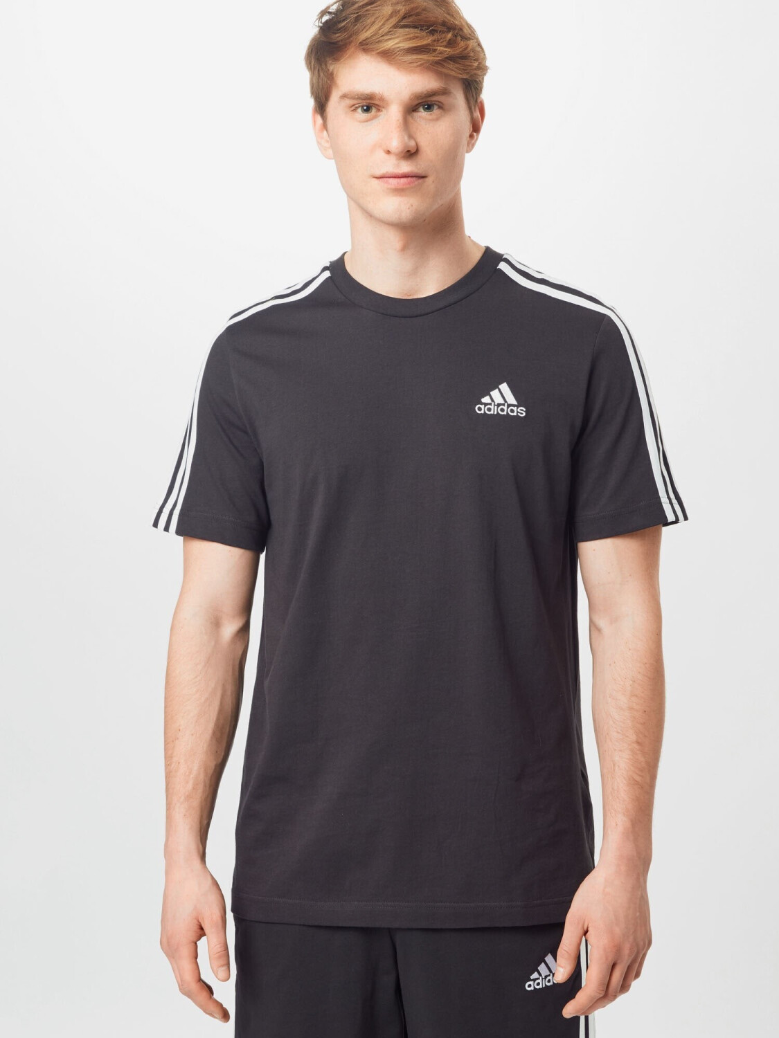 Buy Adidas Essentials 3-Stripes T-Shirt (GL3732) black/white from £12. ...