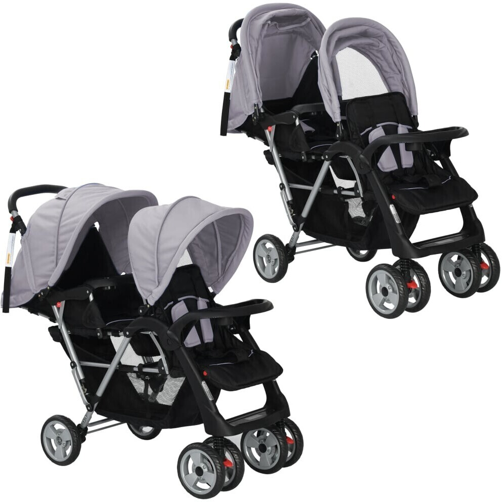 vidaXL Tandem trolley 10113