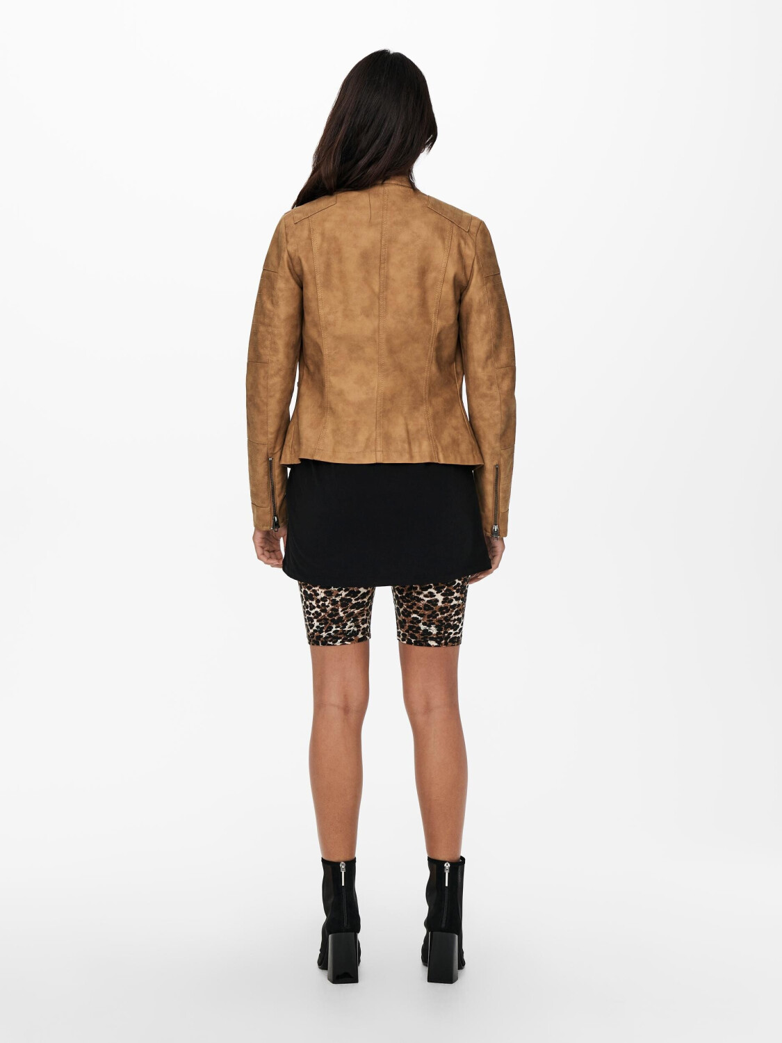 Only Onlava Faux Leather Biker Otw Noos 15102997 toasted coconut ab 30 00 Preisvergleich bei idealo
