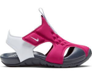 Nike closed toe sandals discount