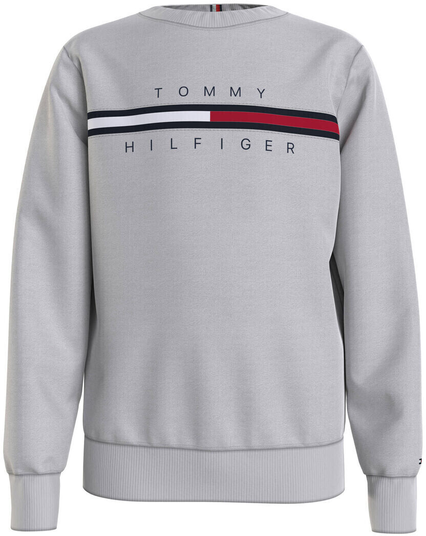 Buy Tommy Hilfiger Organic Cotton Rib Knit Panel Sweatshirt (KB0KB06568 ...