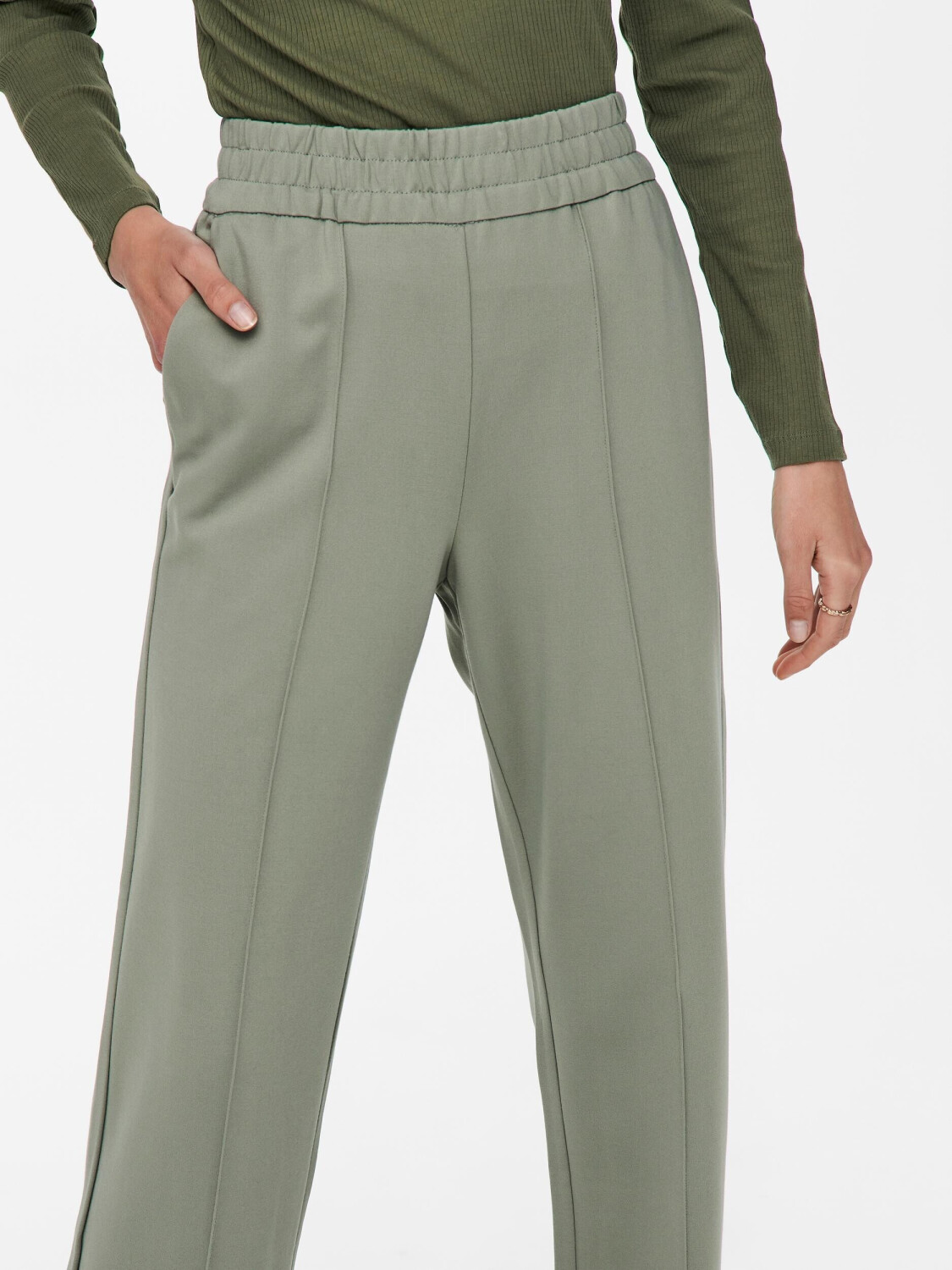 Jsaierl Pantalons De Survêtement Larges Pour Femmes Avec Cordon De Serrage Taille Élastique Pantalons Palazzo Amples Couleur Unie Jambe Droite Avec Poche