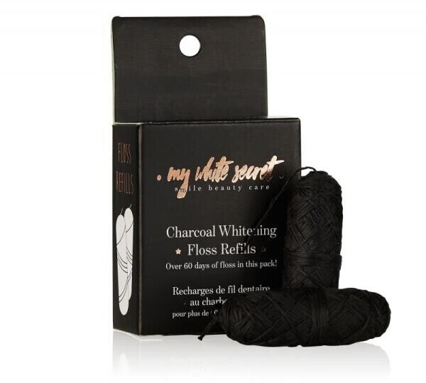 My White Secret Charcoal Whitening Floss Refill (2 × 30 m)