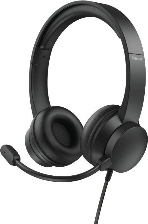 Trust HS-100 Auriculares Alámbrico Diadema Oficina/Centro de llamadas Negro