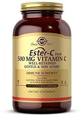 Solgar Ester-C Plus 500mg Vitamin C capsules (250 pcs.)
