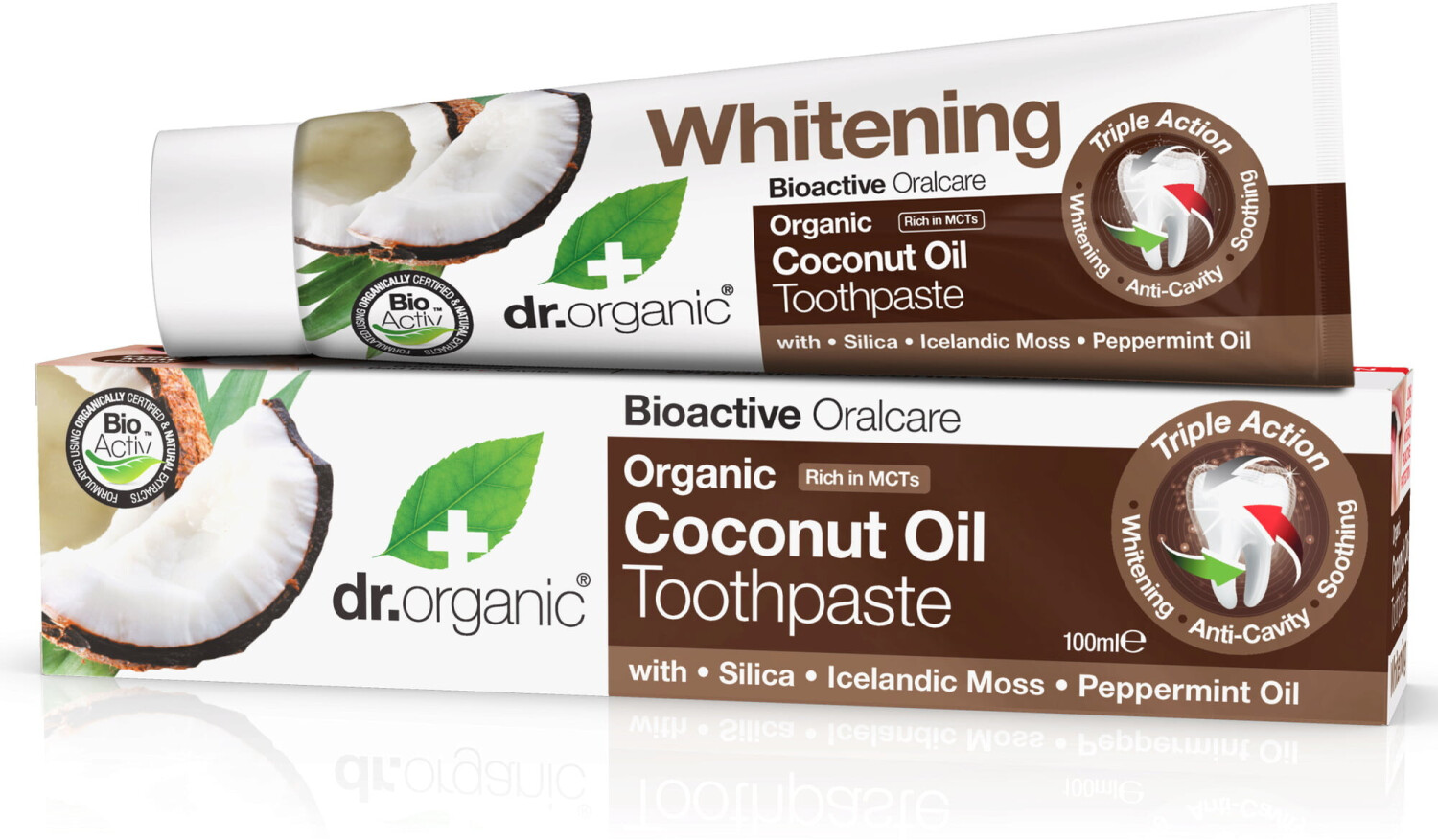 Dr. Organic Coconut Oil Toothpaste (100ml)