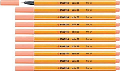 STABILO point 88 set of 10 (88/26) Apricot