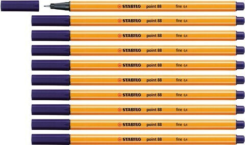 STABILO point 88 set of 10 (88/22) Blue