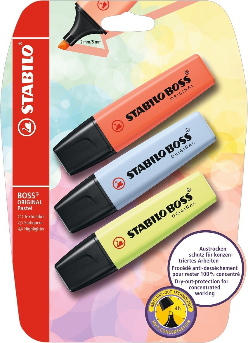 STABILO BOSS set of 3 (B-55812-10)