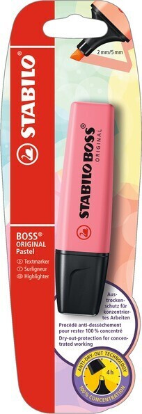 STABILO BOSS single pen (B-55806-10) Rose