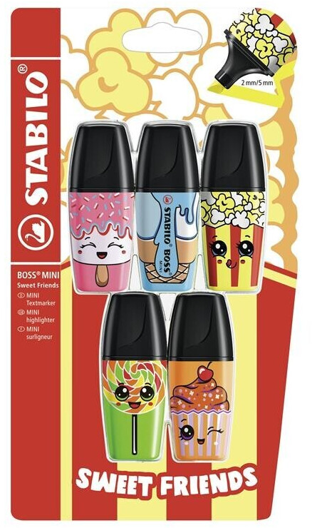 STABILO BOSS MINI set of 5 (B-54319-10)