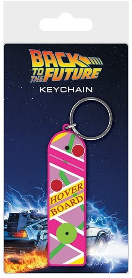 Pyramid international Back to The Future-Hoverboard Rubber Keychain, Multi-Colour, Standard