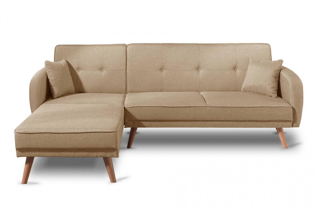 Best mobilier Canapé d'angle réversible Folke beige