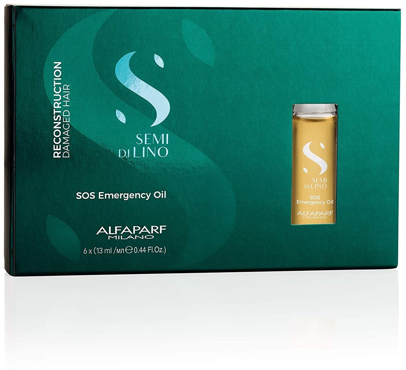 Alfaparf Milano Semi di Lino Reconstruction SOS Emergency Oil (6 x 13 ml)