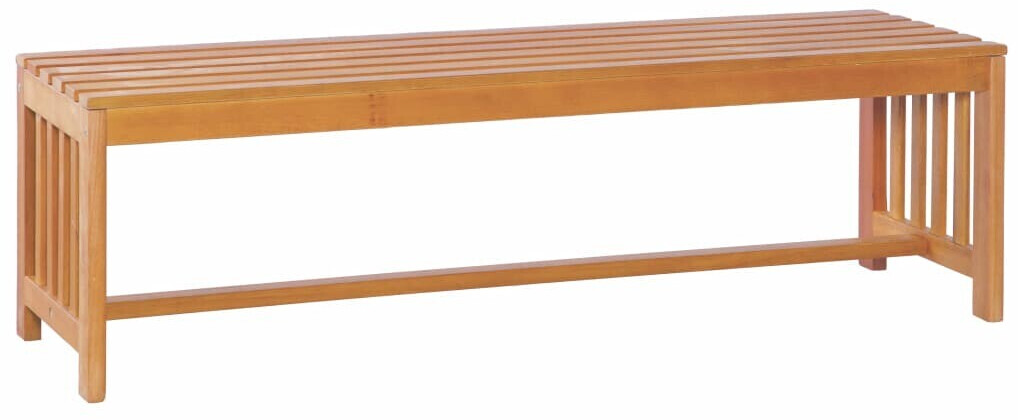 vidaXL Banc de jardin 130 cm Bois d'eucalyptus solide