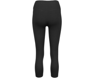 Nike One Tight Fit Mid Rise Black Crop Workout Leggings Women SM DD0247-010  NWT