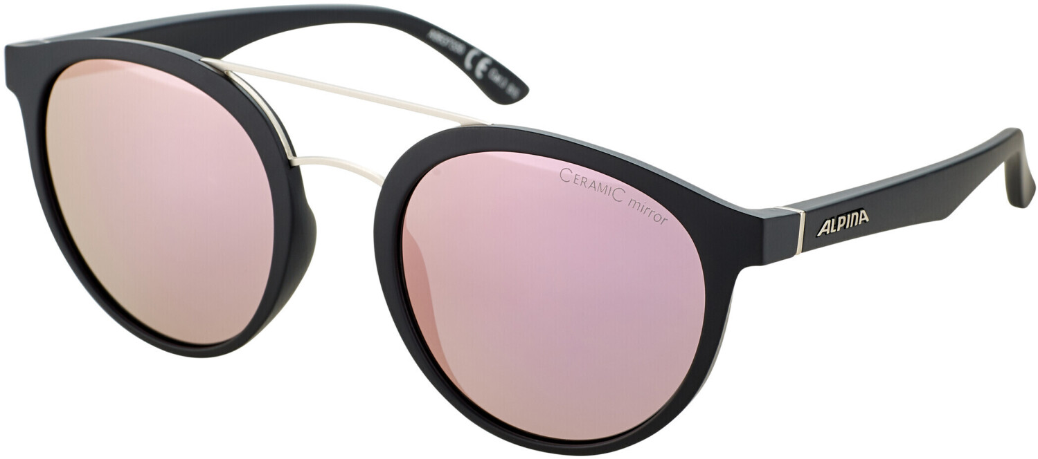 Alpina Caruma II black matt/ceramic mirror rose-gold