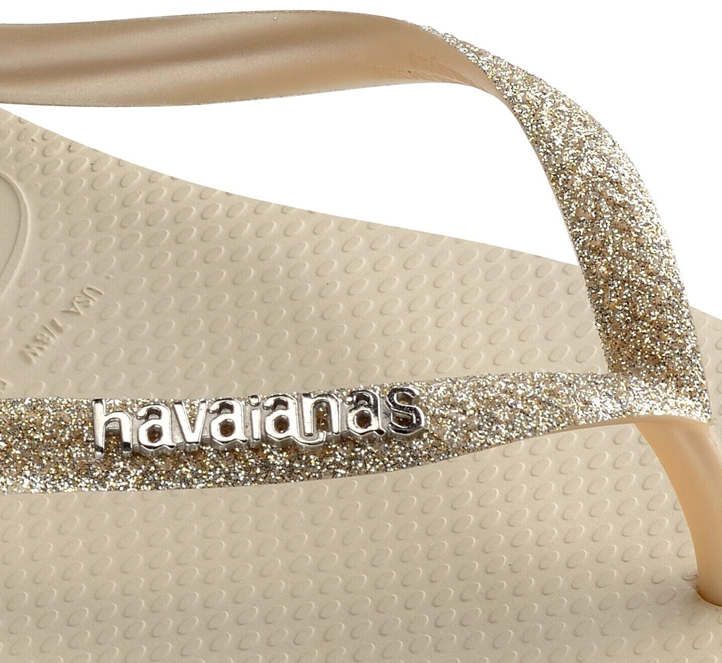 Havaianas slim sparkle 2025 beige