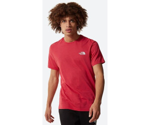 red north face t shirt