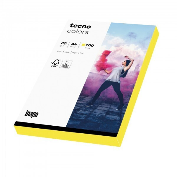 inapa tecno colors A4 80g neonyellow