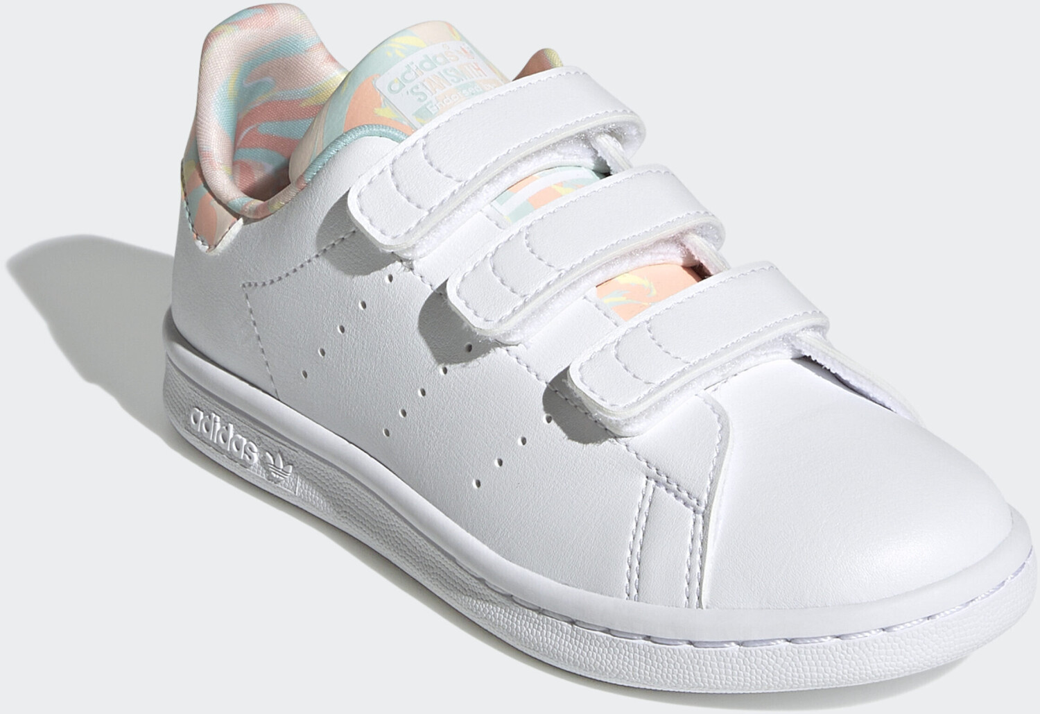 Adidas Stan Smith CF C Kids Velcro white/haze coral/cloud white