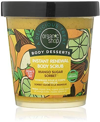 Organic Shop Mango Sugar Sorbet Scrub (450ml)