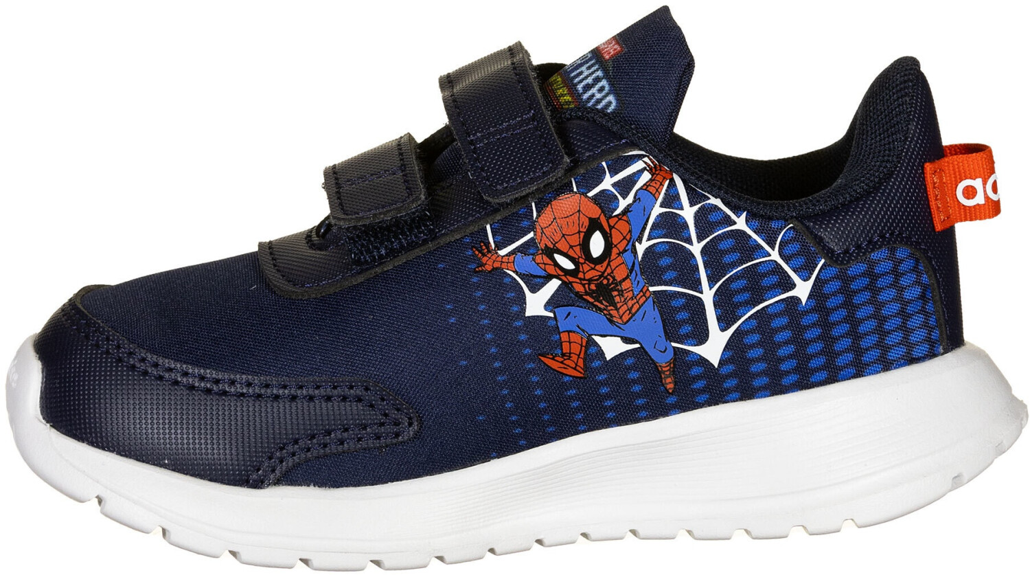 Adidas Marvel Tensaur Run Velcro legend ink cloud white blue a