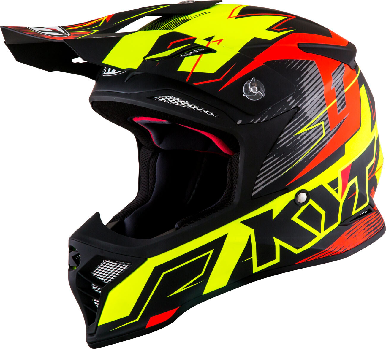 KYT Helmet Skyhawk  Digger Matt Yellow/Orange