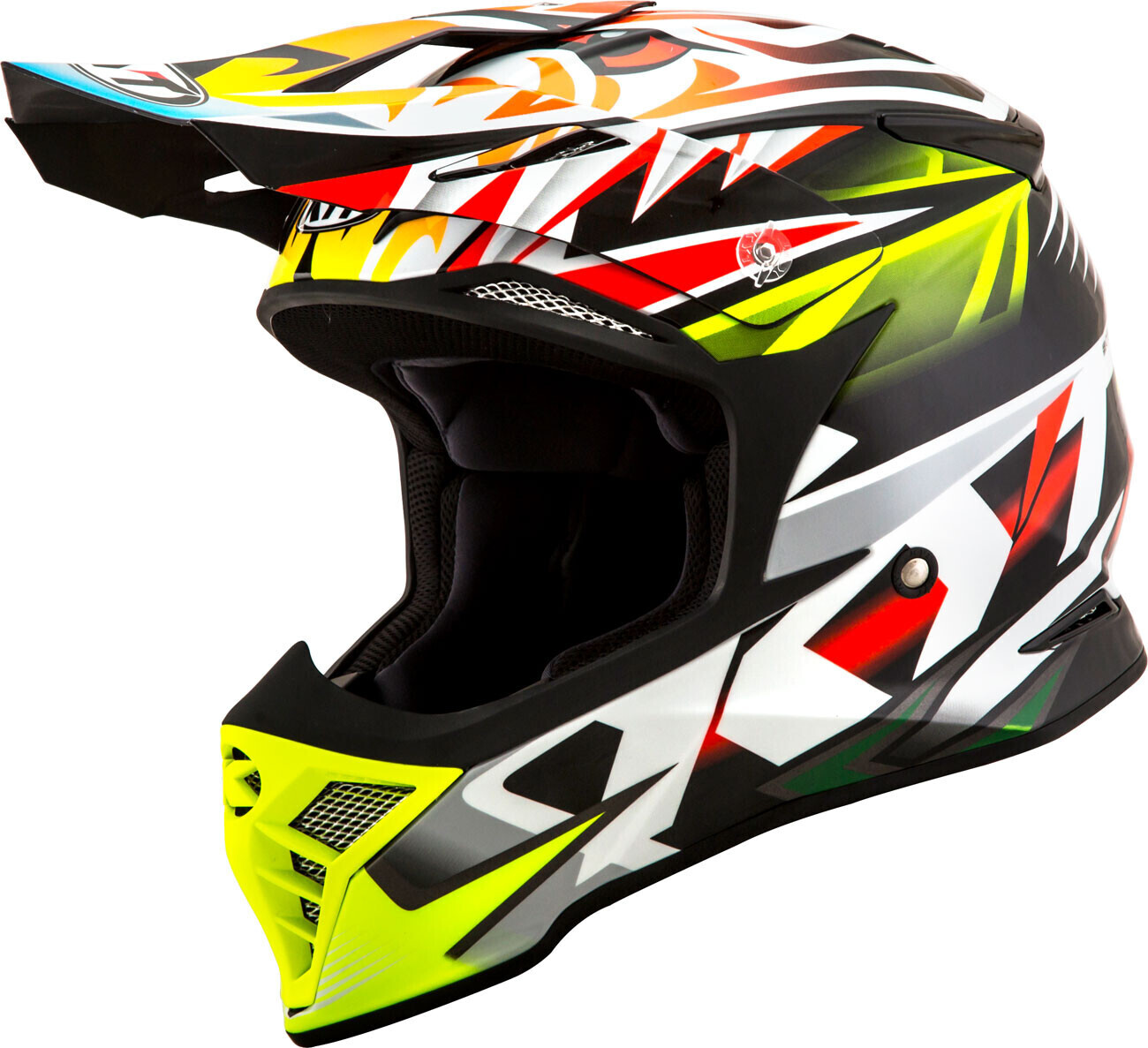KYT Helmet Skyhawk  Temper Yellow Fluo