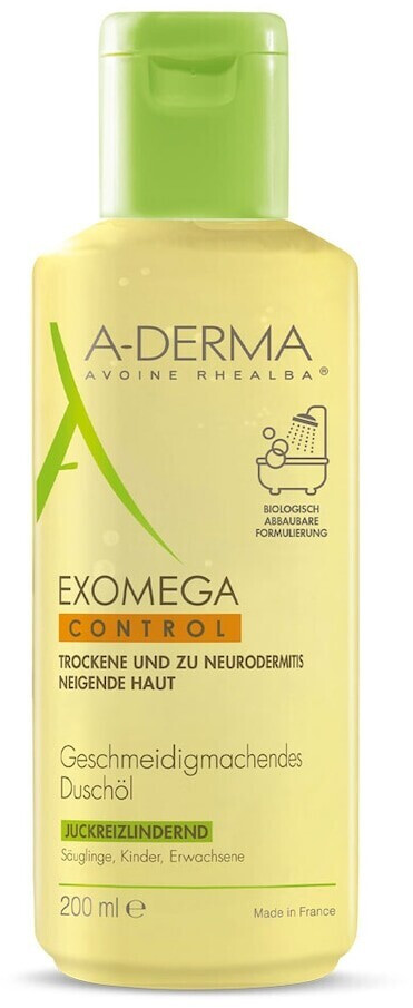 A-Derma Exomega Control Emollient Shower Oil (200ml)
