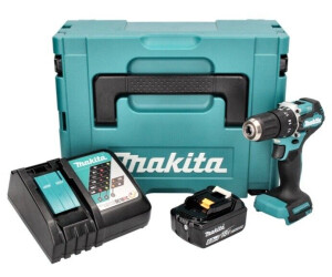 Makita Taladro percutor de batería DHP487RAJ (18 V, 2 baterías, 2 Ah,  Momento de torsión máx.: 40 Nm)