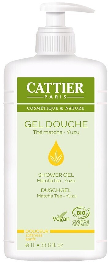 Cattier Shower Gel Matcha Tea & Yuzu (1000ml)