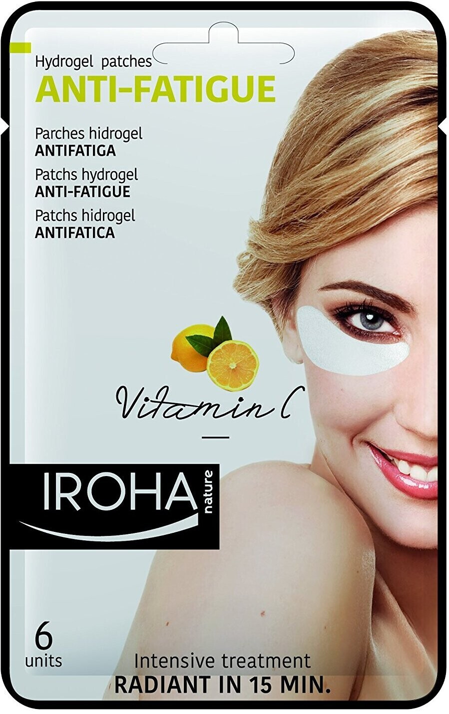 Iroha Anti Fatigue Vitamin C  Eye Pads (6 Stk.)