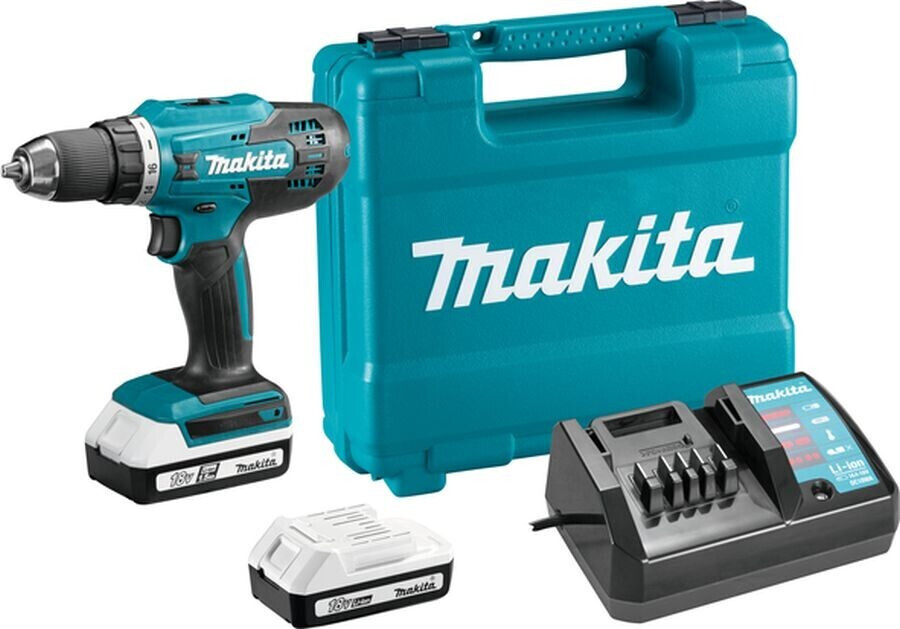 Makita DF488DWE (2x 1,5 Ah + Charger)