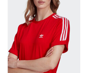 Red adidas Originals Womens Adicolor Roll-Up Sleeve T-Shirt Dress - Get The  Label