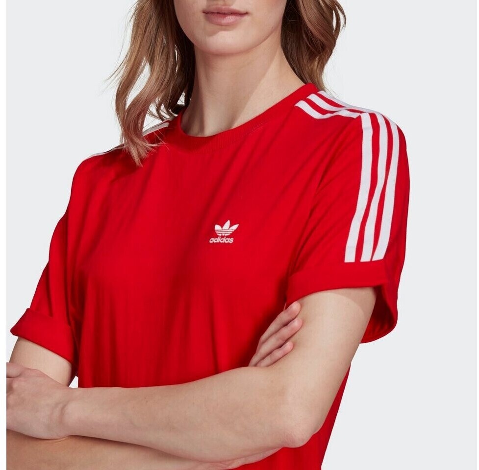 Adidas Originals Adicolor Classics Roll-Up Sleeve Tee Dress red au meilleur prix sur idealo.fr