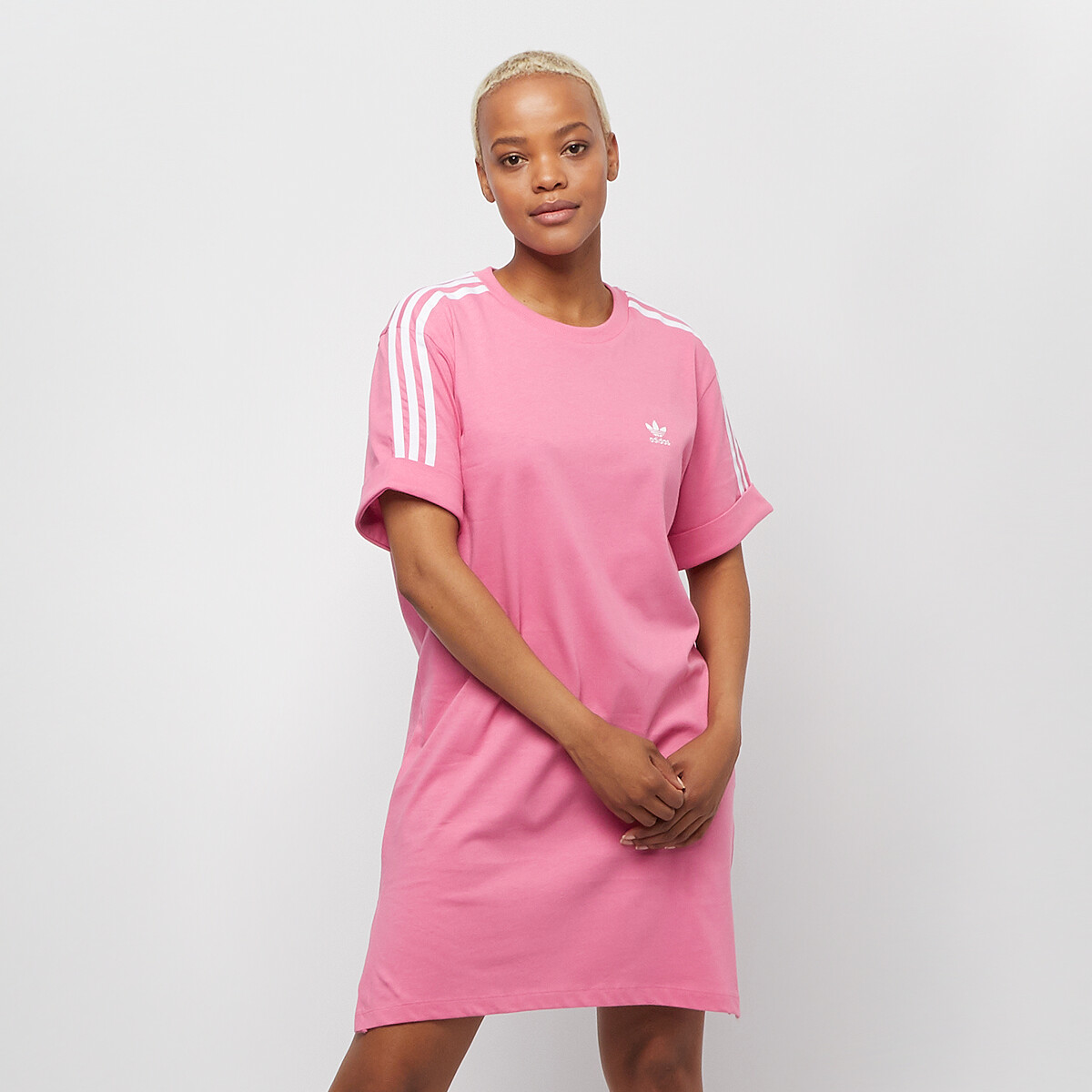 adidas Adicolor Classics Roll-Up Sleeve Tee Dress - ÎÏÎºÎºÎ¹Î½Î¿ | adidas ÎÎ»Î»Î¬Î´Î±