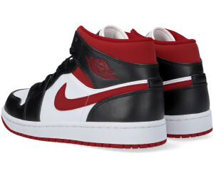 Abrumador bordillo Sombra Nike Air Jordan 1 Mid white/gym red/black desde 225,00 € | Compara precios  en idealo